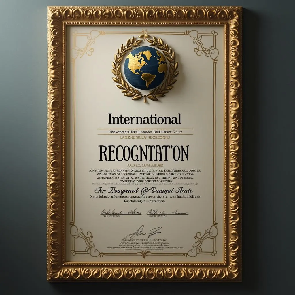 Reconnaissance Internationale 2020